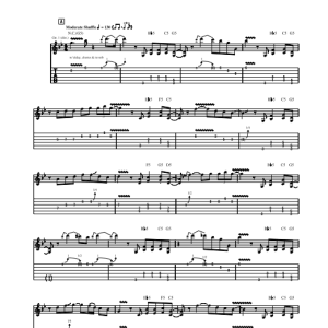 Eric Johnson The Boogie King Musik Noten - Guitar Tab - 71348-0