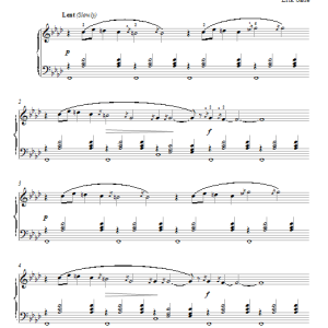 Erik Satie Gnossienne No. 1 Musik Noten - Piano Solo - 86957-0