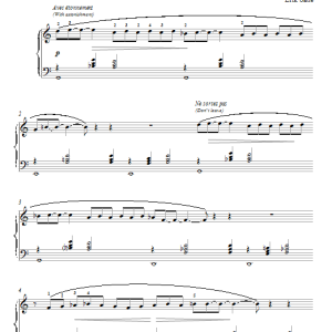 Erik Satie Gnossienne No. 2 Musik Noten - Piano Solo - 86962-0