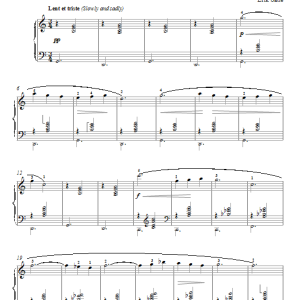 Erik Satie Gymnopedie No. 2 Musik Noten - Piano Solo - 86958-0