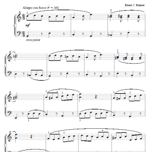 Ernest J. Kramer Tarantella Grande Musik Noten - Educational Piano - 54435-0