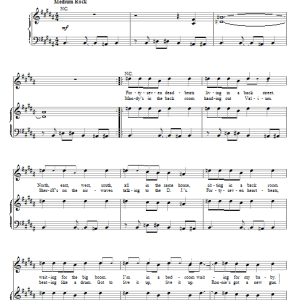 Escape Club Wild, Wild West Musik Noten - Piano, Vocal & Guitar Chords - 57822-0