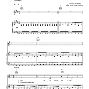 Eskimo Joe From The Sea Musik Noten - Piano, Vocal & Guitar Chords - 38637-0