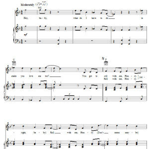 Etta James Dance With Me Henry (The Wallflower) Musik Noten - Piano, Vocal & Guitar Chords - 31224-0