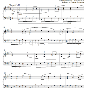 Eugénie Rocherolle Away In A Manger Musik Noten - Piano Solo - 66637-0