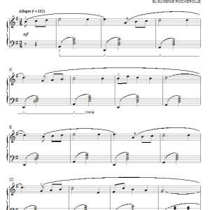 Eugénie Rocherolle Bal Masque (Masked Ball) Musik Noten - Piano Solo - 63715-0