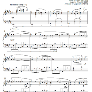 Eugénie Rocherolle (I Love You) For Sentimental Reasons Musik Noten - Piano Solo - 58900-0