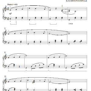 Eugénie Rocherolle Le Long du Boulevard (Along The Boulevard) Musik Noten - Piano Solo - 63713-0