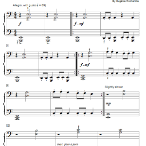 Eugénie Rocherolle Russian Dance Musik Noten - Piano Duet - 78025-0