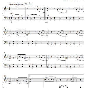 Eugénie Rocherolle Two-Way Blues Musik Noten - Piano Solo - 58981-0