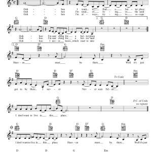 Eurogliders Heaven (Must Be There) Musik Noten - Lead Sheet / Fake Book - 39262-0