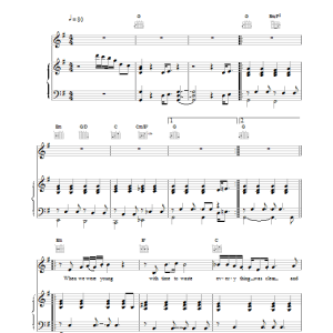 Eurythmics Forever Musik Noten - Piano, Vocal & Guitar Chords - 17369-0