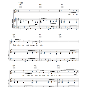 Eurythmics Lifted Musik Noten - Piano, Vocal & Guitar Chords - 17372-0