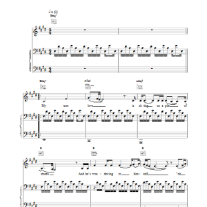 Eurythmics My True Love Musik Noten - Piano, Vocal & Guitar Chords - 17373-0