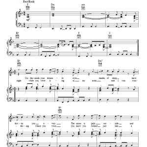 Eurythmics When Tomorrow Comes Musik Noten - Piano, Vocal & Guitar Chords - 88019-0