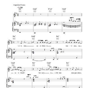 Eva Cassidy Somewhere Musik Noten - Piano, Vocal & Guitar Chords - 43302-0