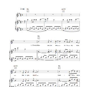Evanescence Bring Me To Life Musik Noten - Piano, Vocal & Guitar Chords - 32965-0