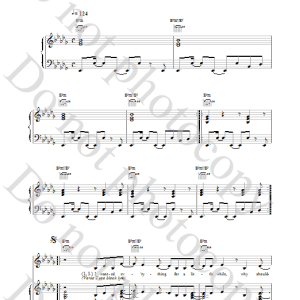 Everything But The Girl Wrong Musik Noten - Piano, Vocal & Guitar Chords - 17301-0
