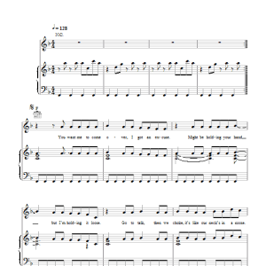 Example Kickstarts Musik Noten - Piano, Vocal & Guitar Chords - 102940-0