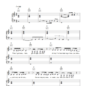 Exile Kiss You All Over Musik Noten - Piano, Vocal & Guitar Chords - 107642-0
