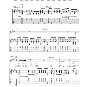 Fairport Convention Who Knows Where The Time Goes Musik Noten - Guitar Tab - 23554-0