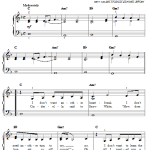 Faith Hill This Kiss Musik Noten - Easy Piano - 20222-0
