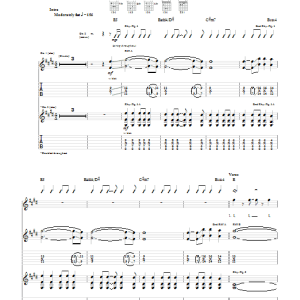 Fall Out Boy (Coffee's For Closers) Musik Noten - Guitar Tab - 70484-0