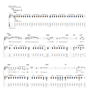 Fall Out Boy Golden Musik Noten - Guitar Tab - 62309-0