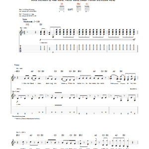 Fall Out Boy Headfirst Slide Into Cooperstown On A Bad Bet Musik Noten - Guitar Tab - 70486-0