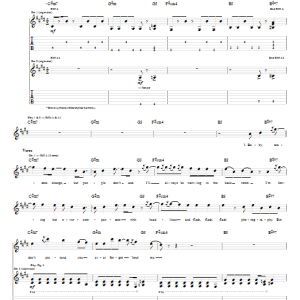 Fall Out Boy The Take Over, The Breaks Over Musik Noten - Guitar Tab - 62317-0
