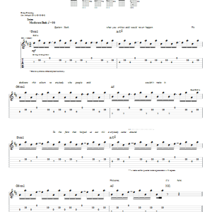 Fall Out Boy Thriller Musik Noten - Guitar Tab - 62318-0