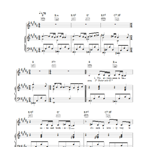 Fame Let's Play A Love Scene Musik Noten - Piano, Vocal & Guitar Chords - 27039-0