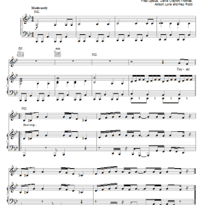 Fan3 Digits Musik Noten - Piano, Vocal & Guitar Chords - 51447-0