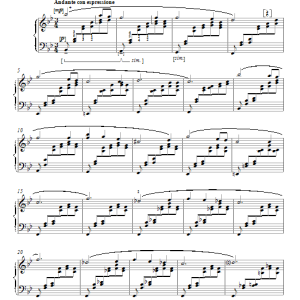 Fanny Mendelssohn Andante con espressione Musik Noten - Piano Solo - 95705-0