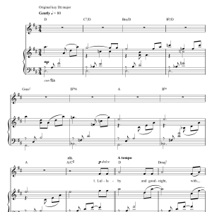 Faryl Smith Brahms' Lullaby Musik Noten - Piano & Vocal - 46450-0