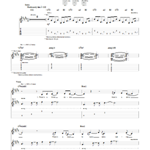 Fates Warning Monument Musik Noten - Guitar Tab - 70849-0