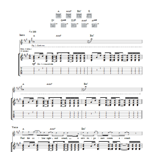 Feeder Find The Colour Musik Noten - Guitar Tab - 22927-0