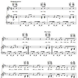 Feist Sealion Musik Noten - Piano, Vocal & Guitar Chords - 64279-0