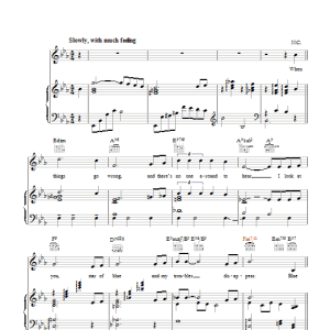 Felicia Sanders Blue Star (The Medic Theme) Musik Noten - Piano, Vocal & Guitar Chords - 40436-0