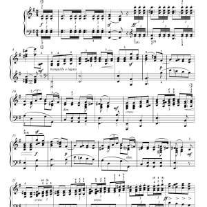 Felix Mendelssohn Song Without Words In E Minor, Op. 52, No. 3 Musik Noten - Piano Solo - 155858-0
