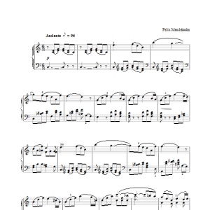 Felix Mendelssohn Violin Concerto Musik Noten - Piano Solo - 28188-0