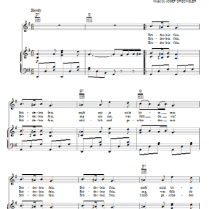 Ferdinand Raimund Bruderlein Fein Musik Noten - Piano, Vocal & Guitar Chords - 69221-0