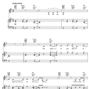Fergie Big Girls Don't Cry Musik Noten - Piano, Vocal & Guitar Chords - 59373-0
