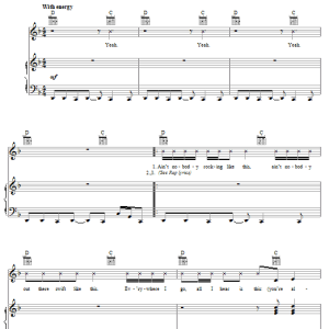 Fergie Here I Come Musik Noten - Piano, Vocal & Guitar Chords - 62647-0