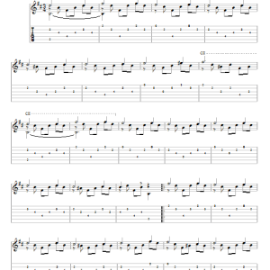Fernando Sor Study No. 5 Musik Noten - Solo Guitar - 82746-0