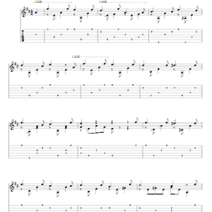 Fernando Sor Study No. 6 Musik Noten - Solo Guitar - 82745-0