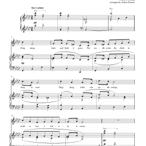 Finnish Folksong Kehto Laula (Cradle Song) Musik Noten - Piano & Vocal - 177629-0