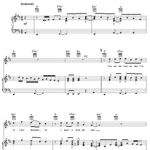 Firefall You Are The Woman Musik Noten - Piano, Vocal & Guitar Chords - 64715-0