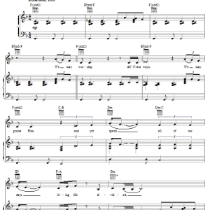 First Call Undivided Musik Noten - Piano, Vocal & Guitar Chords - 52735-0