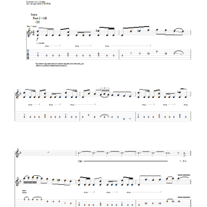 Five Finger Death Punch A Place To Die Musik Noten - Guitar Tab - 75114-0